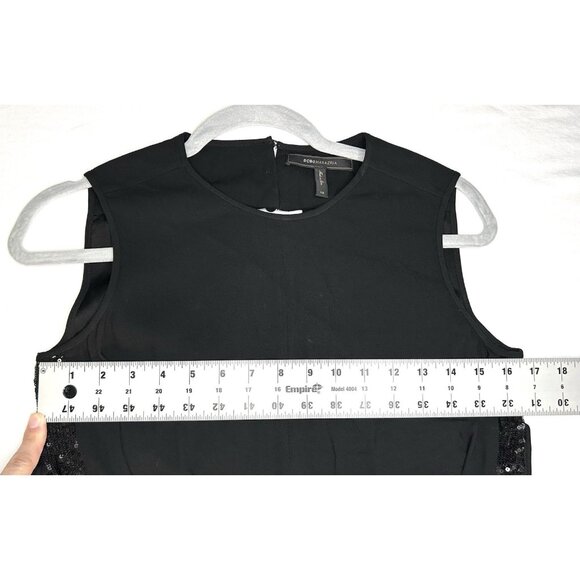 BCBGMAXAZRIA Mirabella Jumpsuit XS Open Back Sleeveless Sequins New Years Party - Picture 12 of 16